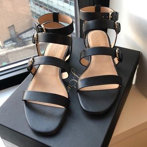 Black J. Crew Gladiator Sandals